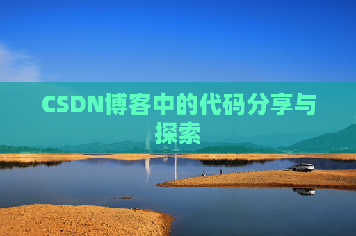 CSDN博客中的代码分享与探索